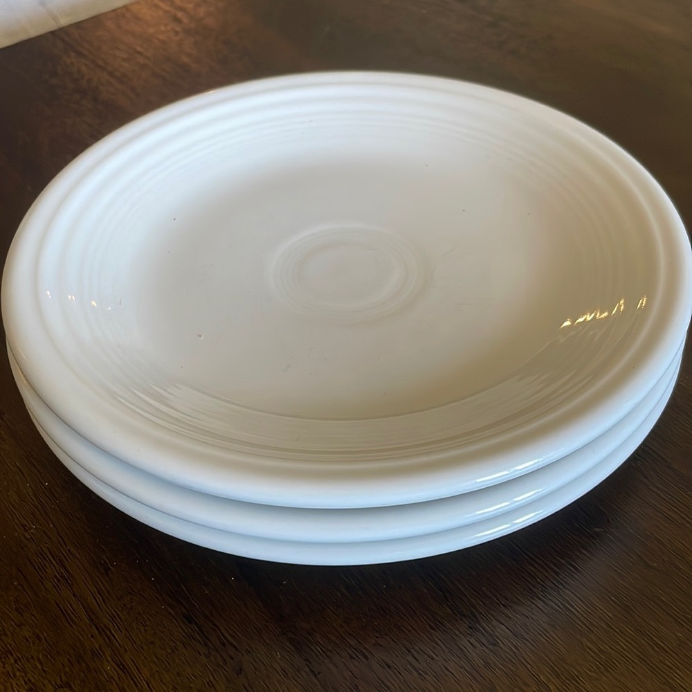 White fiesta plates